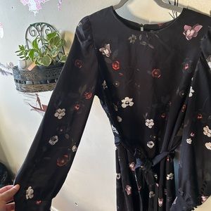 Black Floral H&M Dress